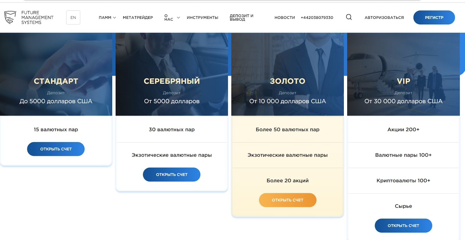 Future Management Systems аккаунты