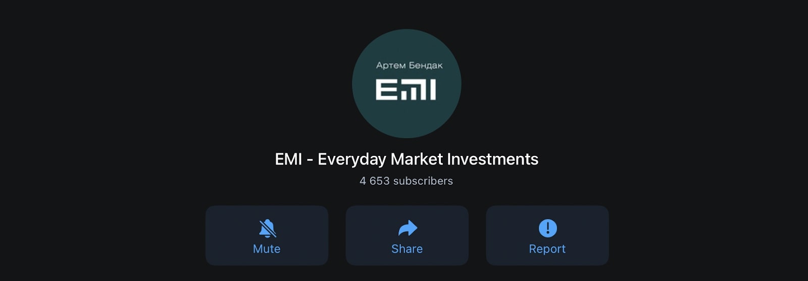 Everyday Market Investment телеграм