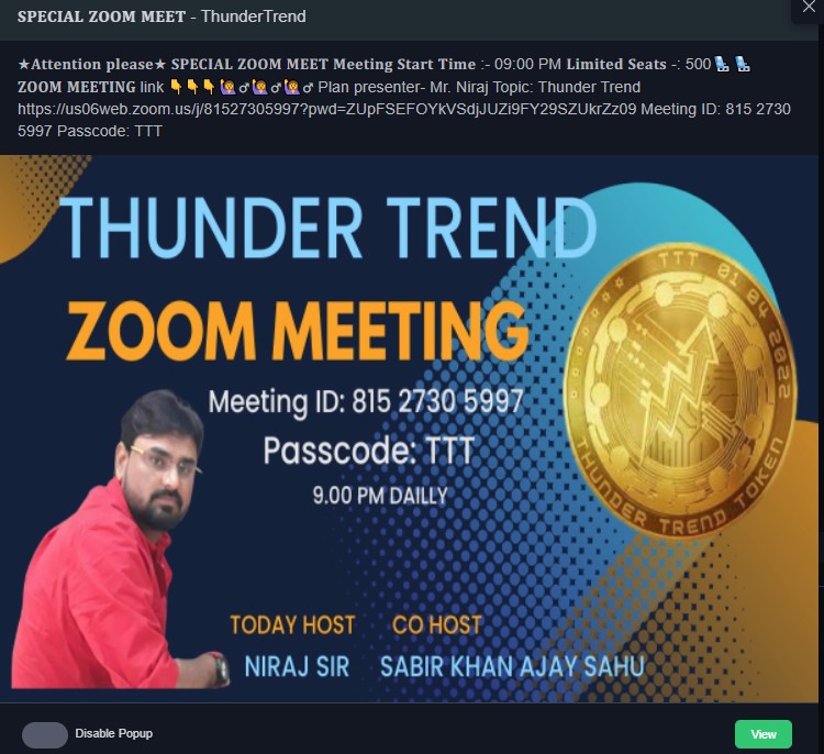 Thunder Trend обзор токена