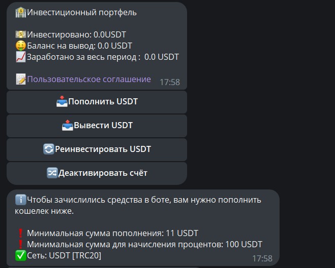 Телеграм проект CASH MONEY BOT