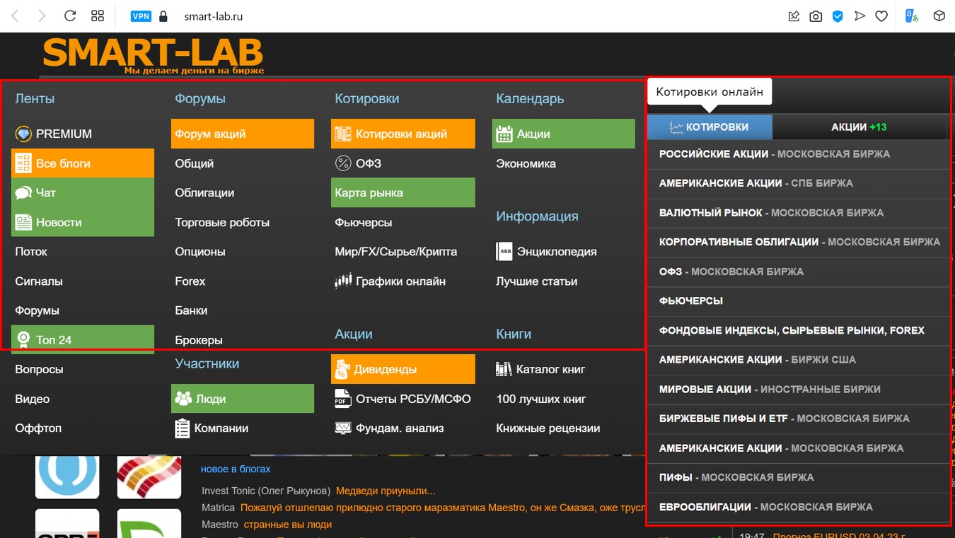 смартлаб сайт трейдеров