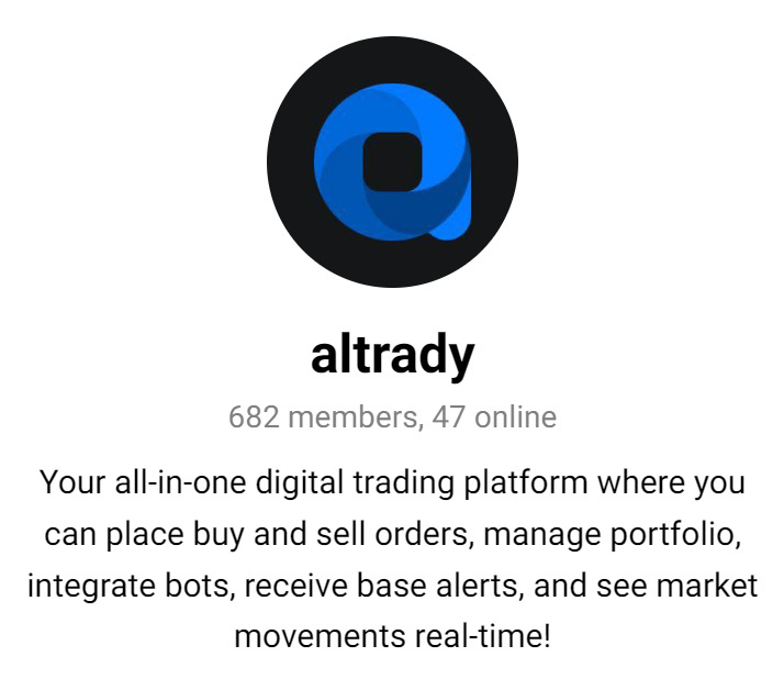 ТГ канал Altrady