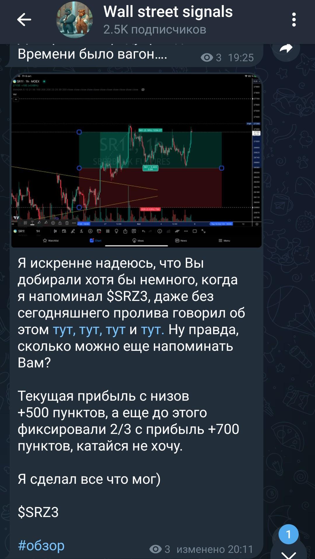 Wall street signals телеграмм