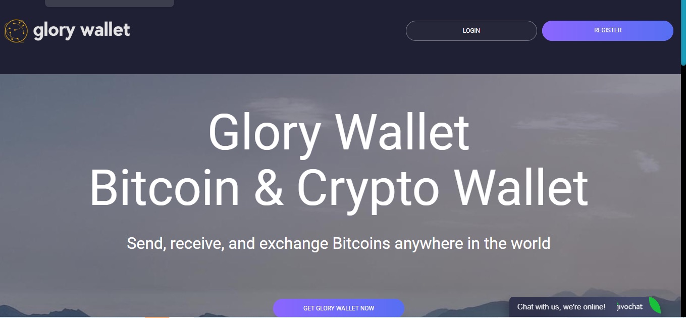 Glory Wallet - сайт