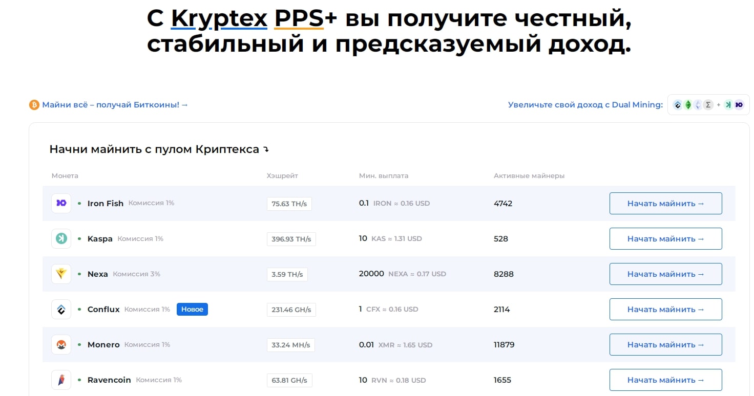 Криптекс сайт инфа