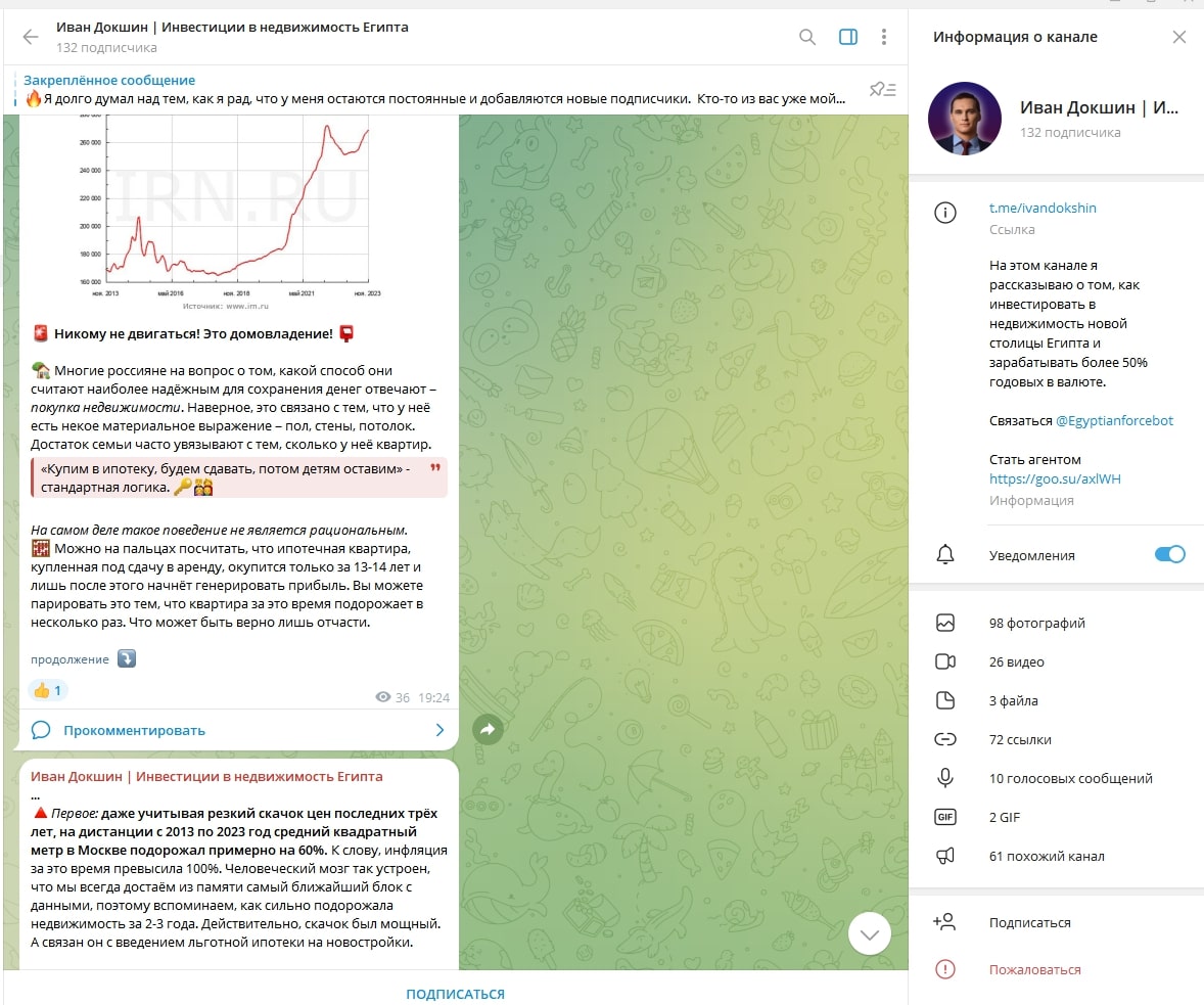 Иван Докшин телеграм