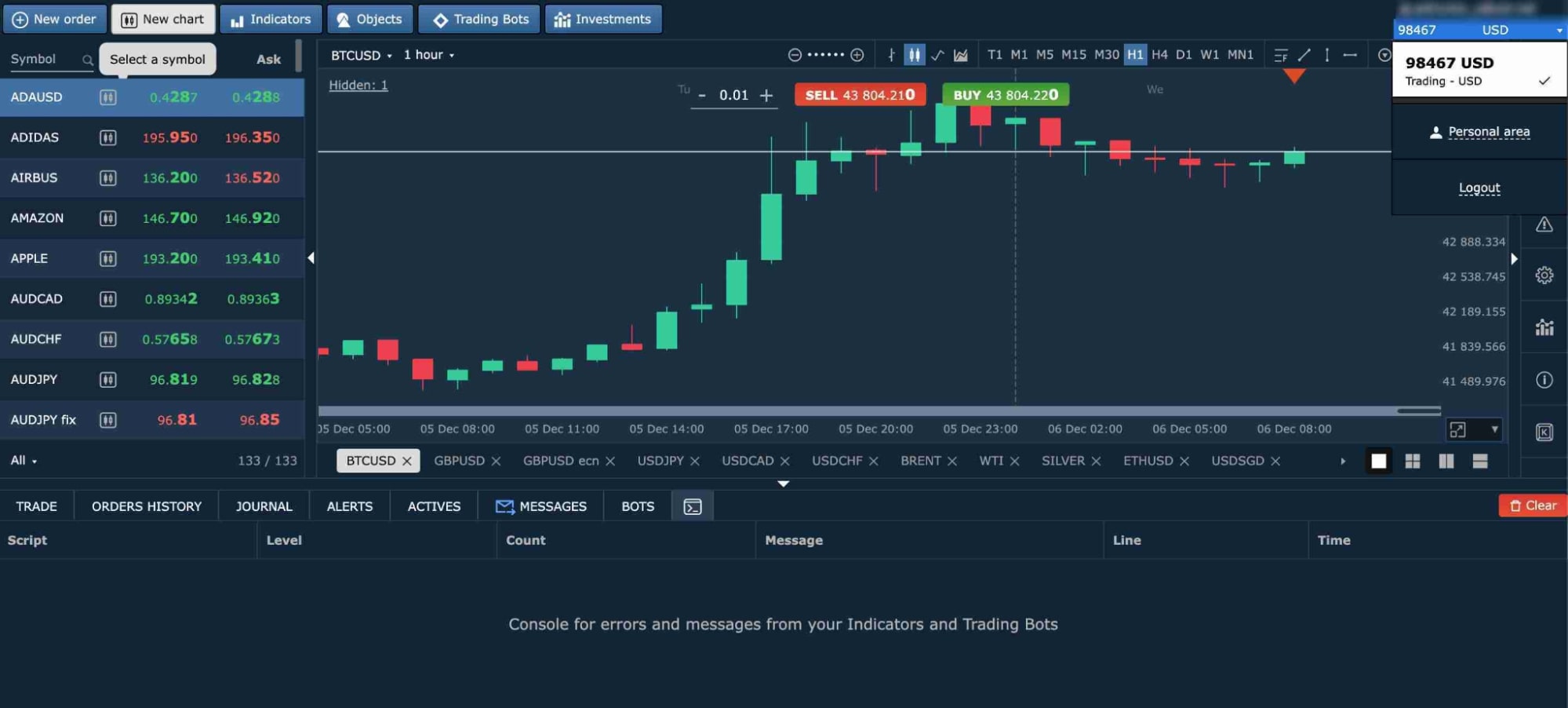 Quantitrade сайт торги